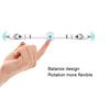 Non Slip Coated Spinning Ballpoint Pen with Bracelet Finger Playing Toy