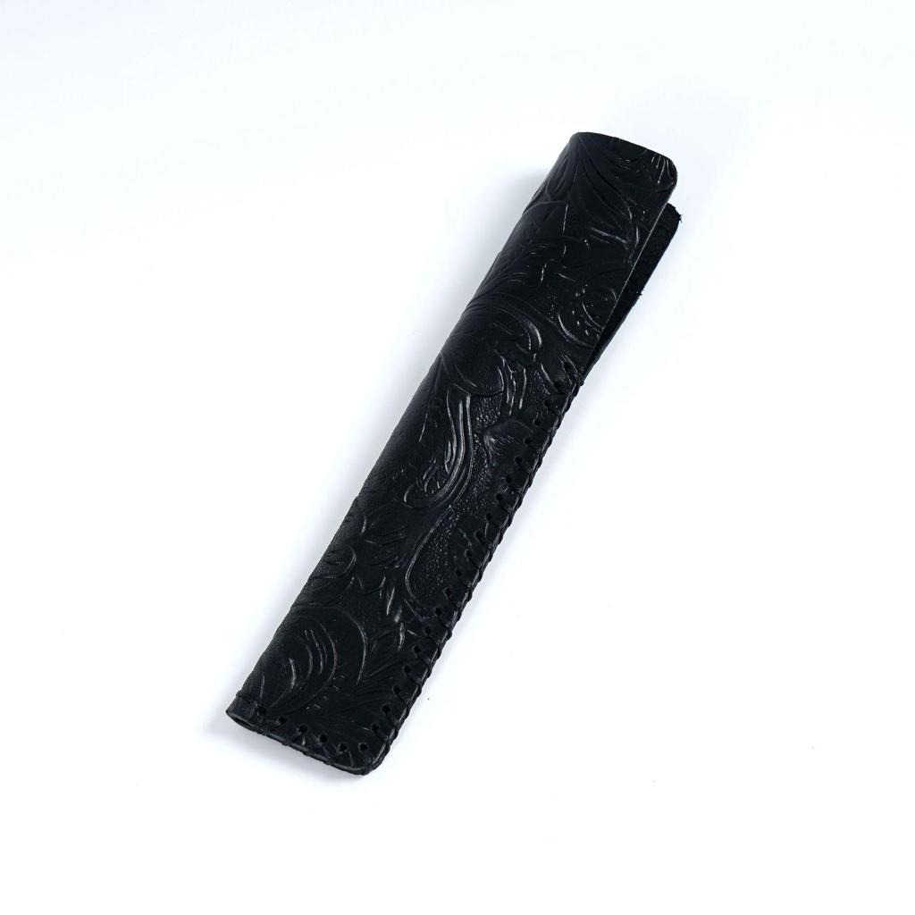 Astuccio Portapenne in Vera Pelle Fatto a Mano: Regalo Retrò, Semplice, Creativo