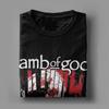 Lamb Of God T Shirt Men Cotton Novelty T-Shirt Round Neck Tees Short Sleeve Tops Big Size