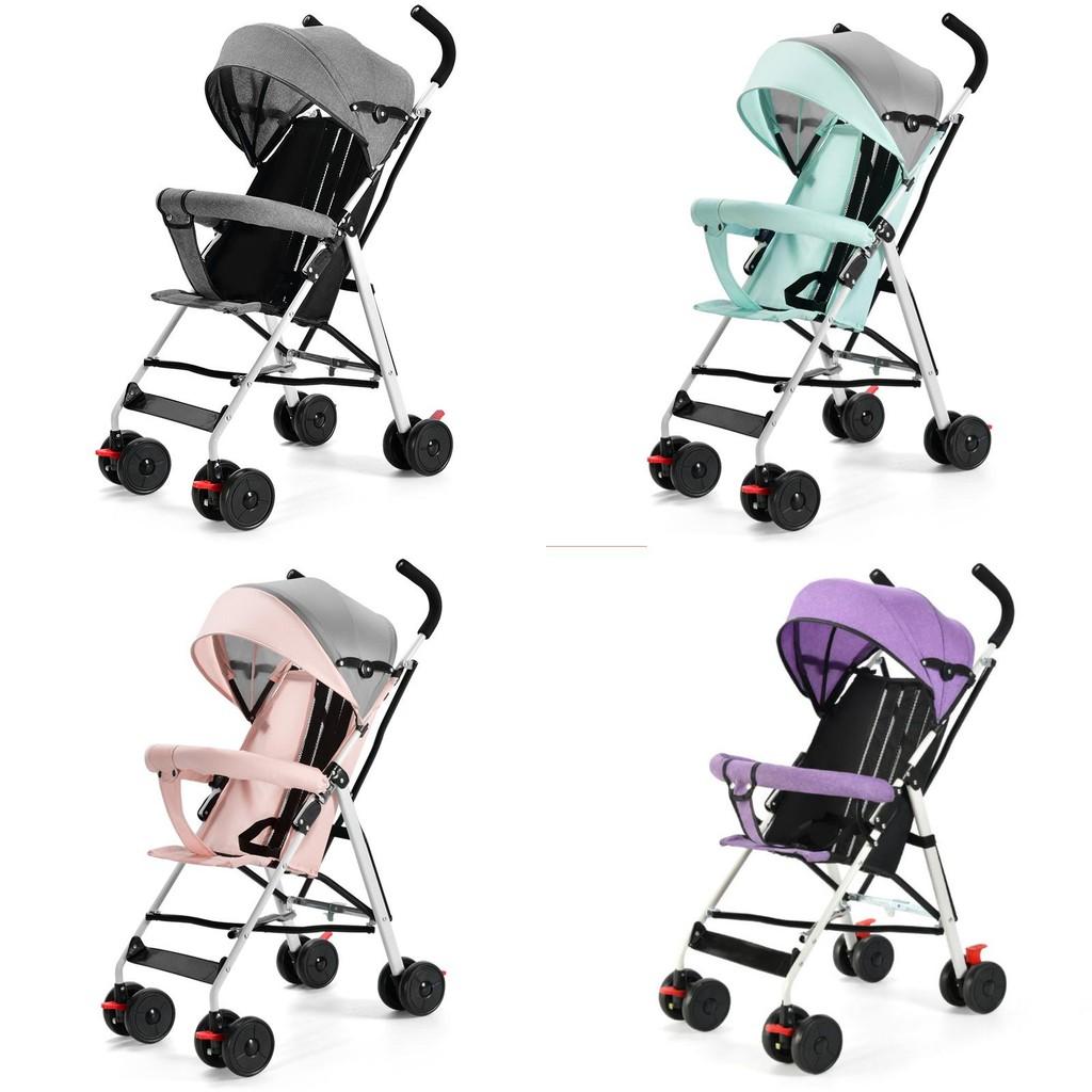 Stroller Ultra Kids Lightweight Foldable Convertible Four Wheeled Gift Seat