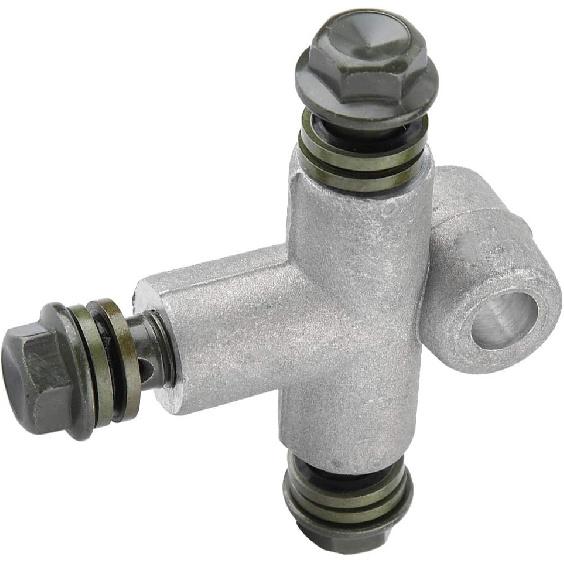 for brake line 10mm banjo splitter YctzeMotorcycle ATV Hydraulic 3 Way Brake Oil Hose Adaptor Oil Fuel Line Fitting Adapter Pipe Coupling Tee 10mm