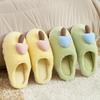 Poisonous Mushroom Cotton Mop Winter Home Fashion Personalized Warm Non-slip Indoor New Cute Confinement Shoes