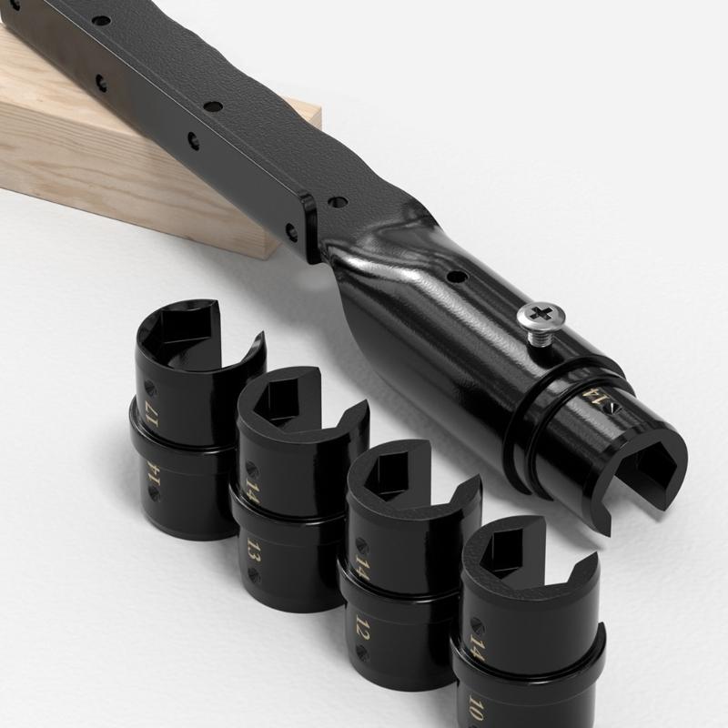High Carbon Steel Adjustable Ceiling Fastener Tool Quick Changes Sockets 10 12 13 14 17mm Compact Design