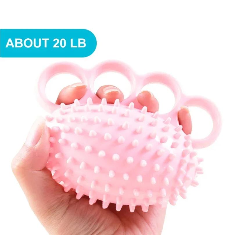Four-Fingered Hedgehog Ball Primary Grip Training Soft Ball Rehabilitation Massage Finger Ball Practice Hand