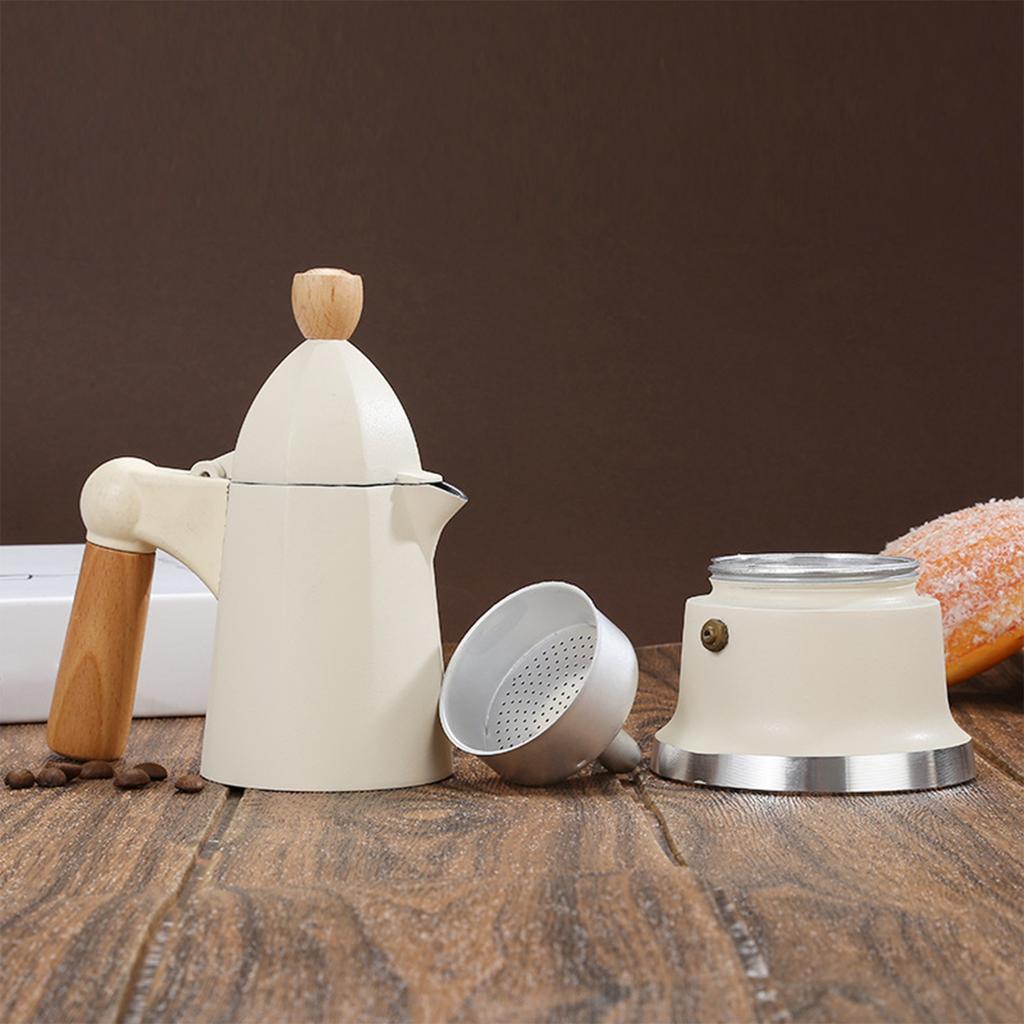 3 Cup Stovetop Coffee Maker Percolator Coffee Pot Cuban Coffee Maker for Espresso