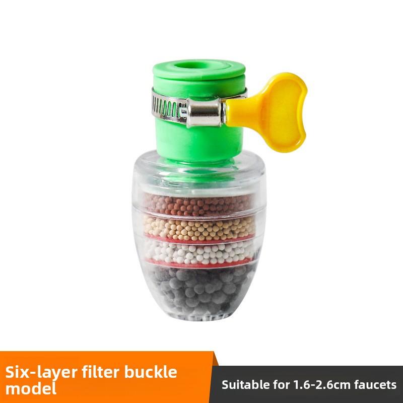 Six Layer Filtered Faucet Water Purifier for Home Kitchen