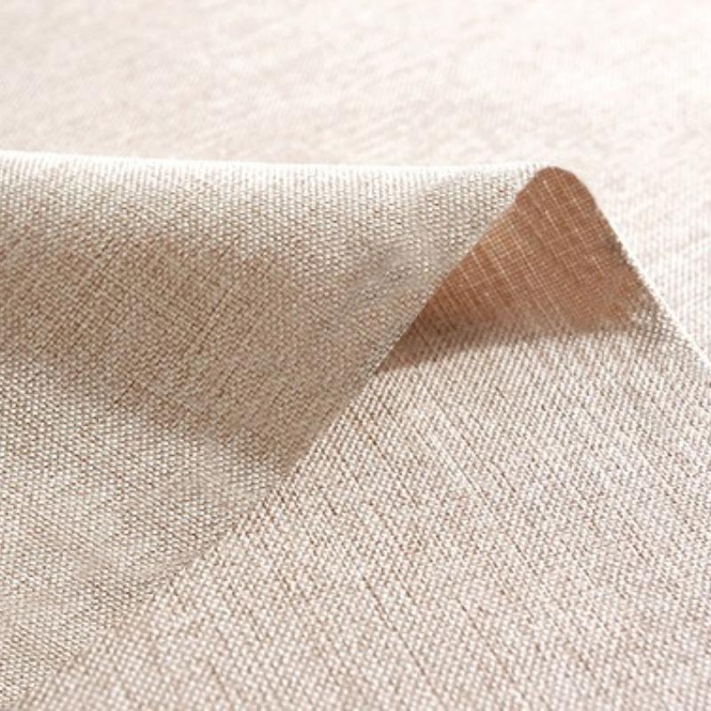 Solid Color Rectangular Table Cloth Waterproof Oil Resistant Household Dustproof Dining Table Cloth Simple and Wear-resistant