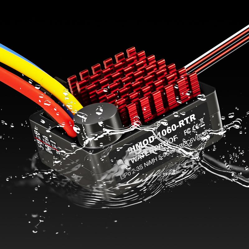 9IMOD 60A Brushed Fahrregler Fahrtenregler Speed Controller ESC für 1/10 RC Car