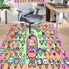 Colorful Character Collection Carpet For Playroom Bedroom Living Room Sofa Home Decorkids Game Area Rug Nonslip Floor Mat