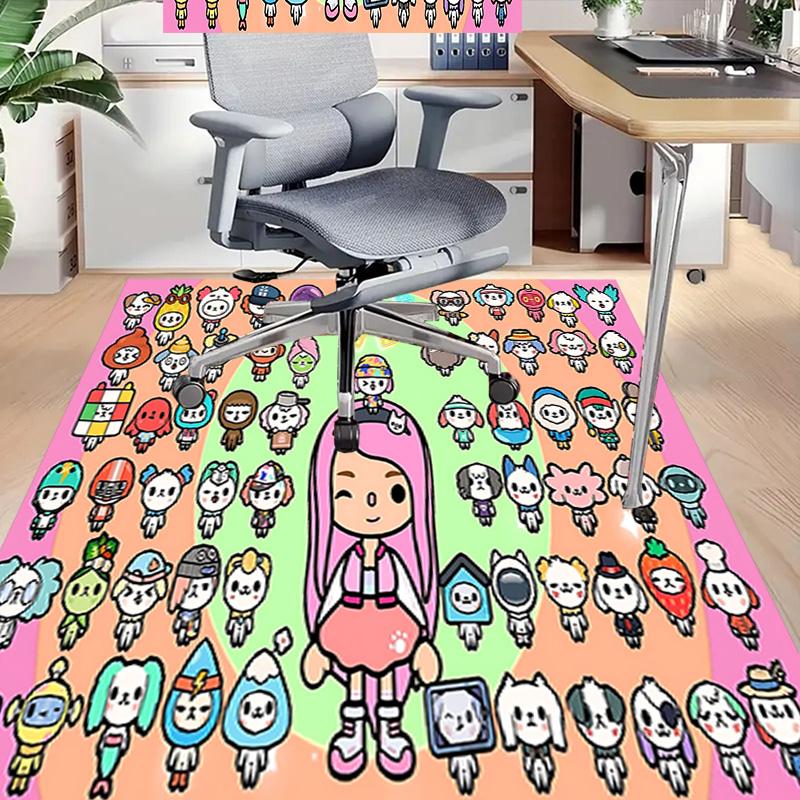 Colorful Character Collection Carpet For Playroom Bedroom Living Room Sofa Home Decorkids Game Area Rug Nonslip Floor Mat