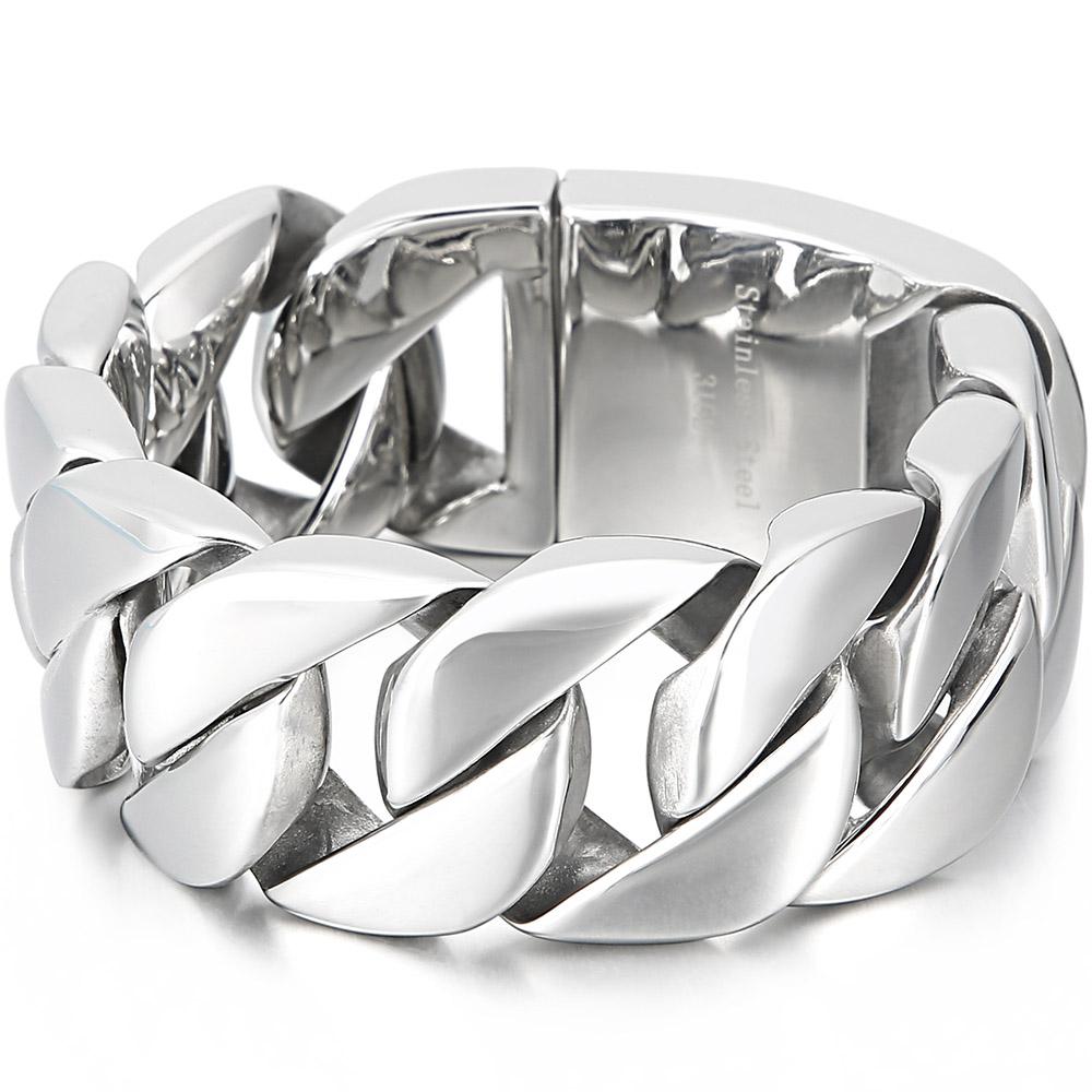 Smagais Metāls 31MM Plats Curb ķēdes