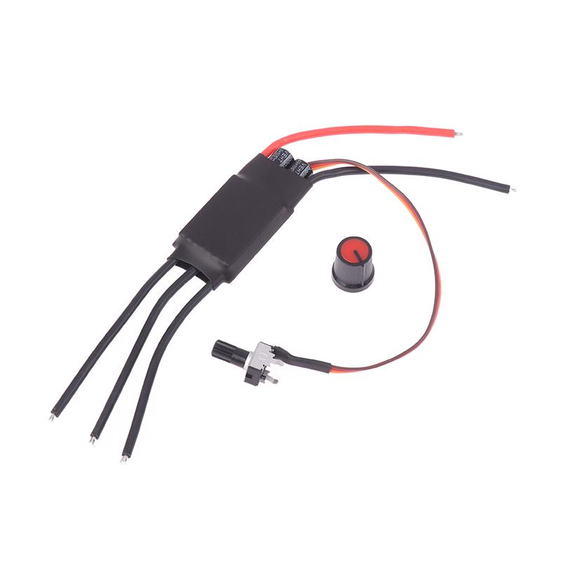 DC 6,5V-27V Bldc 3-fázový bezkomutátorový ovladač motoru Hallless DC motor Drive deskový ovladač rychlosti s potenciometrem