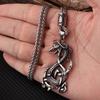 Hip Hop Men's Creative Stainless Steel Pendant Necklace Personalized Domineering Viking Dragon Titanium Steel Pendant