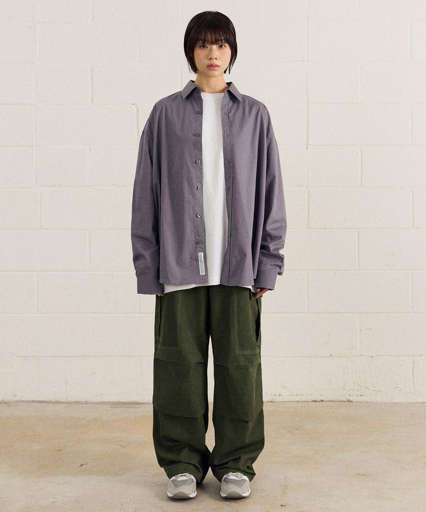 FILLUMINATE Cotton Washed Cargo Pants - Khaki
