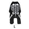Halloween Skeleton Dog Costume, Halloween Pet Costume, Decorative Overall