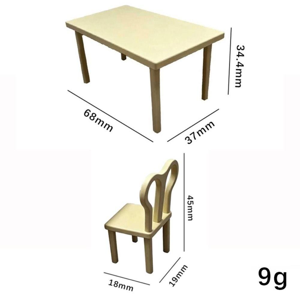 Multistyles Dollhouse Miniature Wood Desk Doll House Decoration Accessories