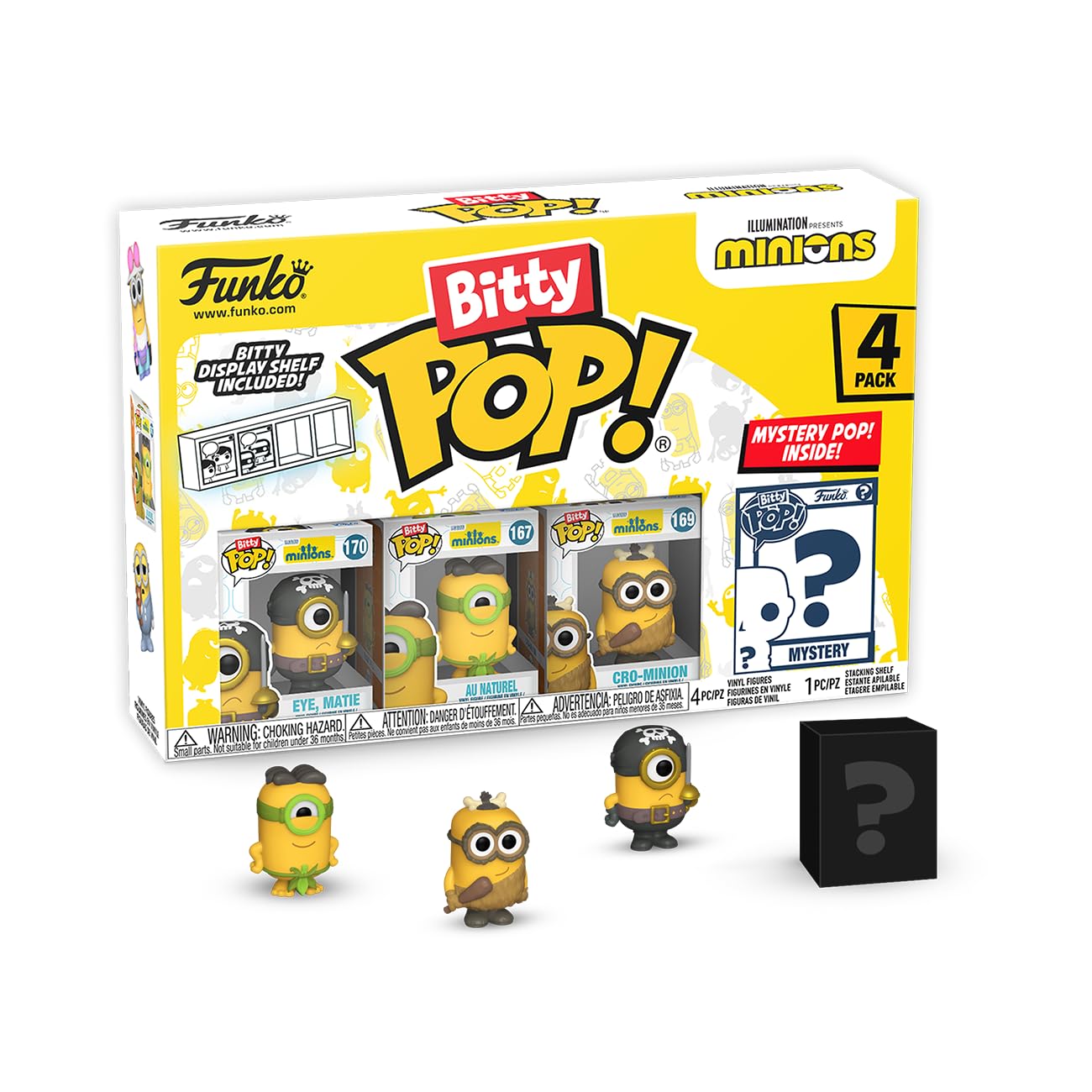 

Minions 4 Pack Series 1 Universal Minions Funko Bitty POP Funko