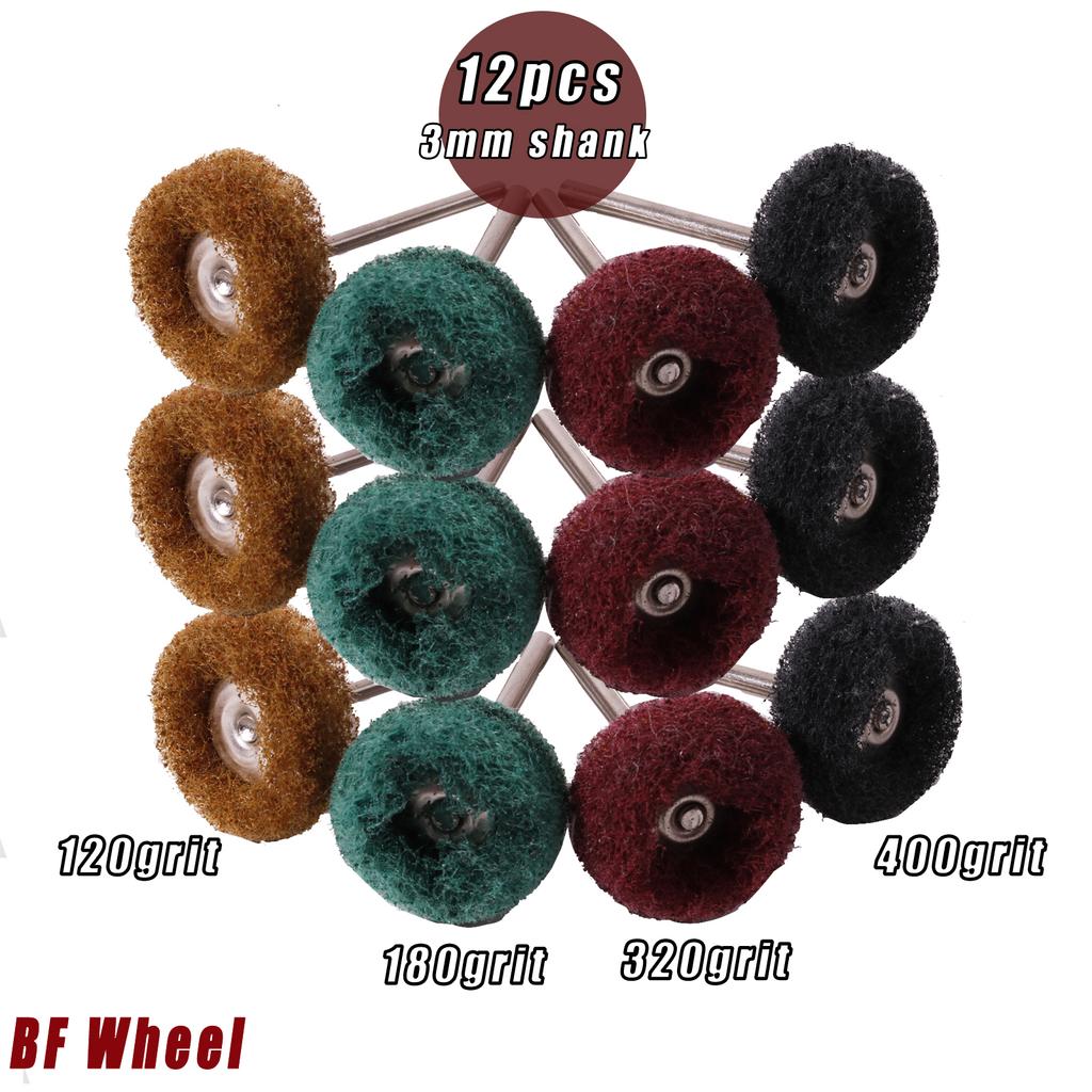 Polishing Buffing Wheel For Dremel Rotary Tool Accessories Cotton Wool Felt Jewelry Buffing Drill Kit