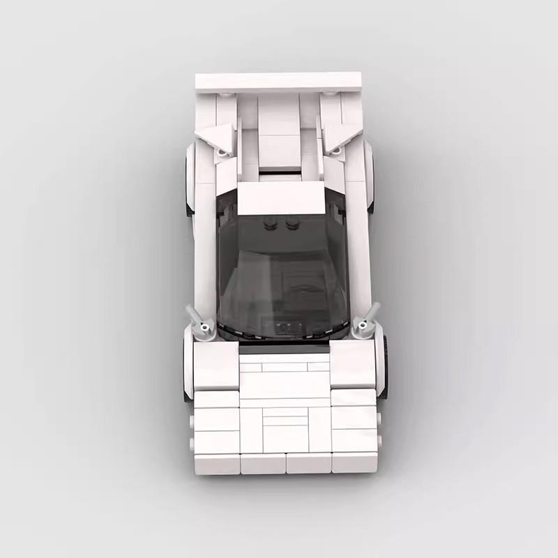 Domestic Building Block 8 Grid Car Series Compatible With Rambo Supercar Boy Collage Toy Set Model Gift