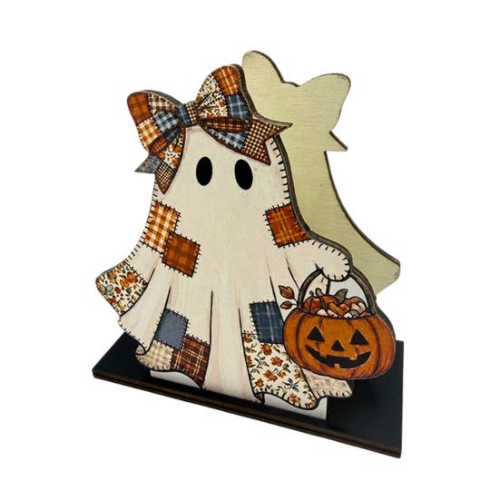 Funny Animal Napkin Storage Halloween Wooden Holder, Skeleton Black Cat Gnome Tissue Rack, Cute Kitchen Counter Accessories Cartoon Tabletop