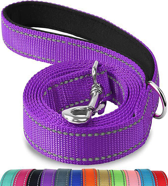 Reflective Dog Training Leash with Hand Protector for Large Breeds