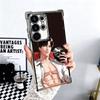 B-J A-Alex Anime Plating Phone Case For Samsung Galaxy S24 S25 FE S26 Edge S23 Ultra S22 S21 Plus S20 Anti-Fall Airabag Cover