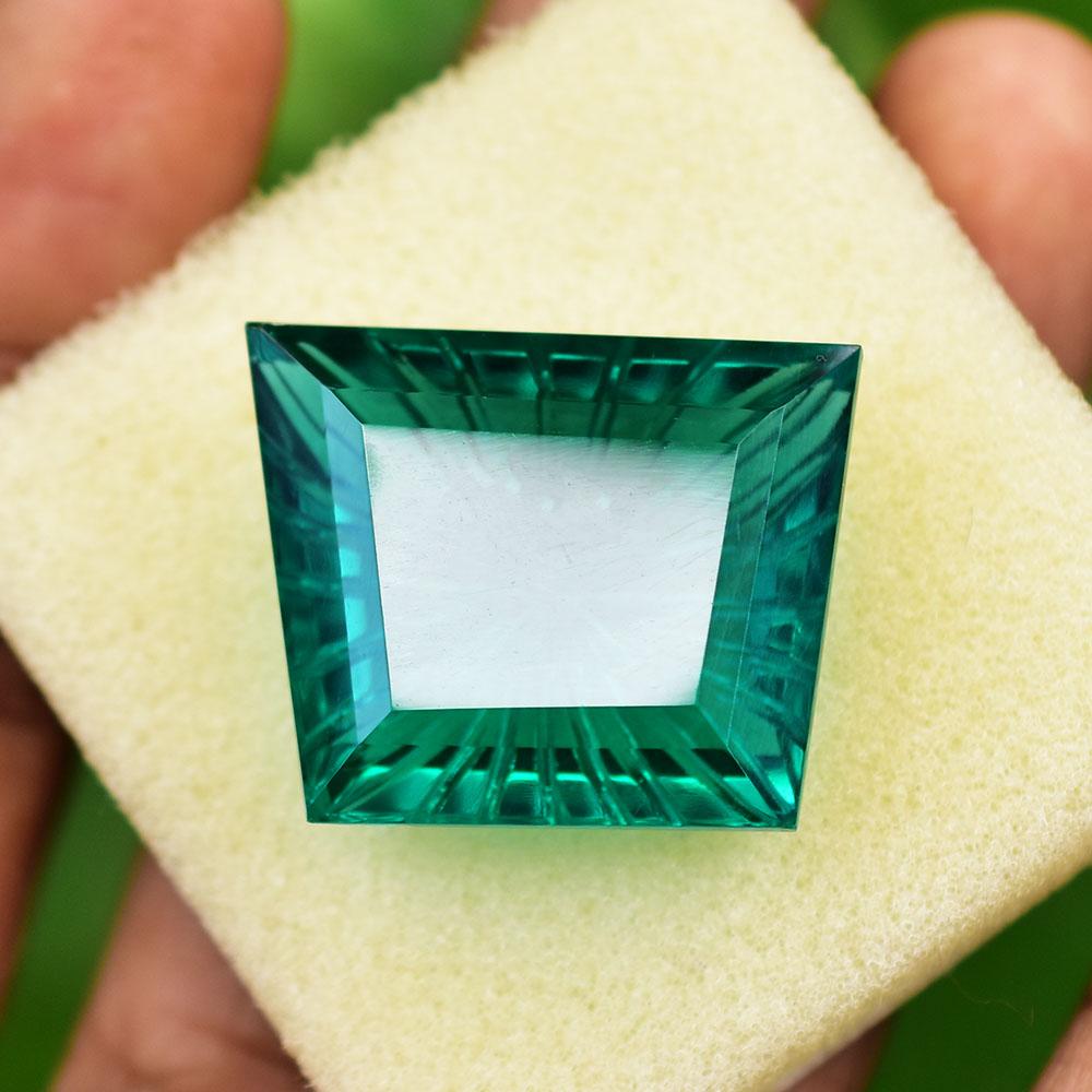 Natural Green Topaz Loose Gemstone 50.75 ct Fancy Shape Gift for Her for Jewelry Making and Crafts