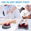 Dual-Use Neck & Back Massager Pillow with Heat Therapy for Home & Car Use