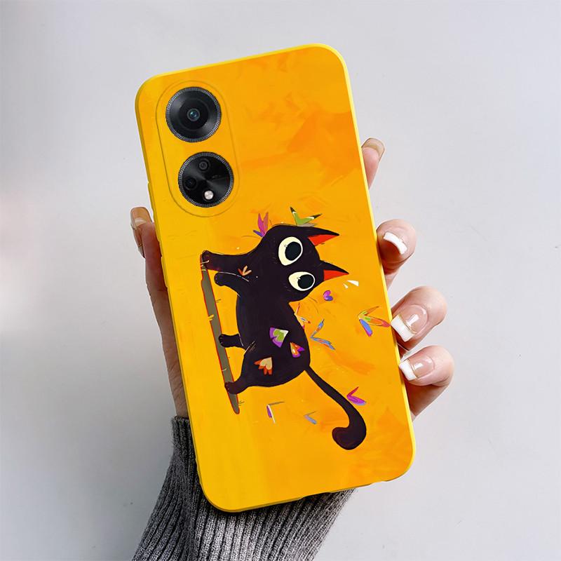 For OPPO A98 5G Case 2023 Cute Cat Cartoon Funny Dog Silicone Soft Back Cover For OPPO F23 CPH2527 OPPOA98 CPH2529 A1 5G Coque