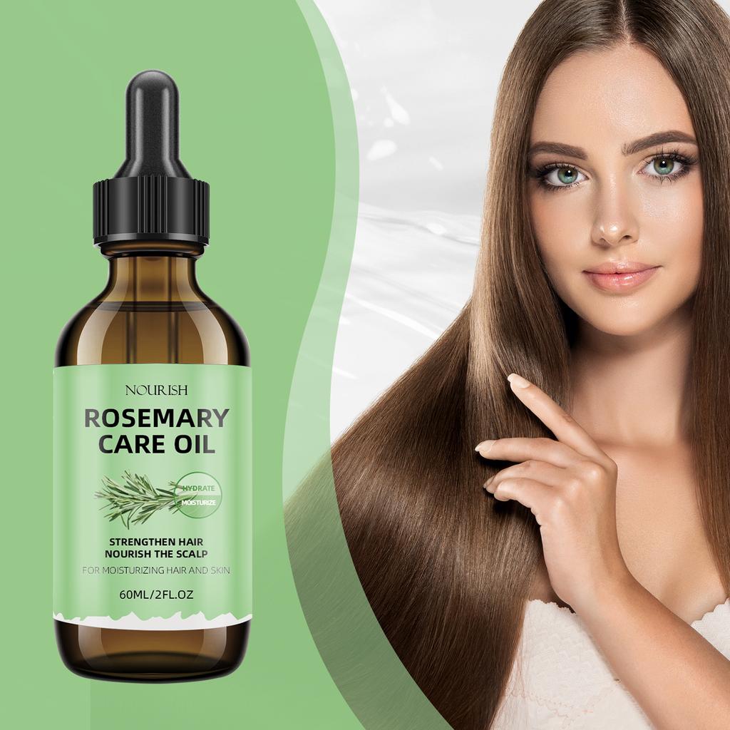 Rosemary Hair & Skin Care Oil 60ml – Nourishing & Revitalizing Oil with Dropper