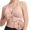 Shockproof Zipper High Impact Support Sports Bra for Women Plus Size Workout Running Yoga Bodybuilding Top