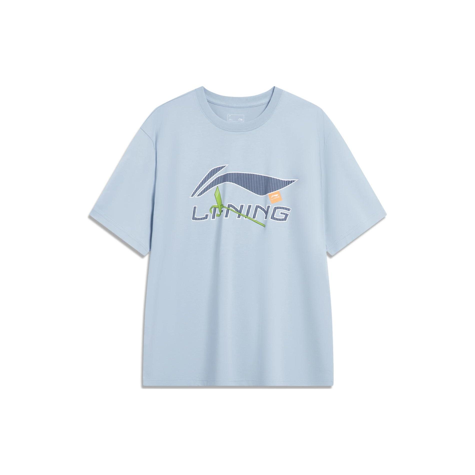 Li-Ning Essential Logo T-shirt  Light Blue  Men s AHST757-4 S
