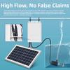2026 Haute Efficacité 9V 6W 10W Pompe à Eau Solaire pour Fontaine 5 Vitesses Avec Stockage Batterie Pour Bassin à Poissons Extérieur Jardin Rocaille