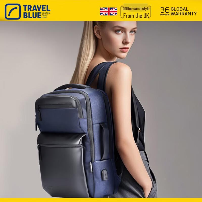 Деловой рюкзак для ноутбука TRAVEL BLUE 17 inches