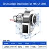 High-Temperature Resistant Stainless Steel Boiler Induced Draft Fan, Dust Removal, 380V/220V
