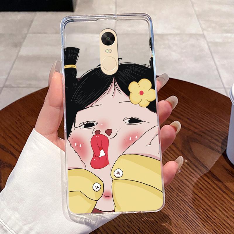 Casing For Xiaomi Redmi Note 4 Note 4x Capa Coque Clear Silicone Jelly Soft TPU Back Cover Cute Rabbit Cat Dinasaur Phone Case