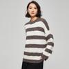 Women's French Style Striped Knitted Sweater