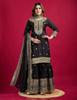 Indian Pakistani Bollywood Salwar Kameez Sharara Palazzo Set Women Party Wear Ethnic