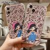 Phone Case: 2D Flat Design, Suitable for iPhone 18 17 16 15 14 13 Pro, Transparent Corner Protection Case, Cartoon Little Girl, Christmas and Hallowee