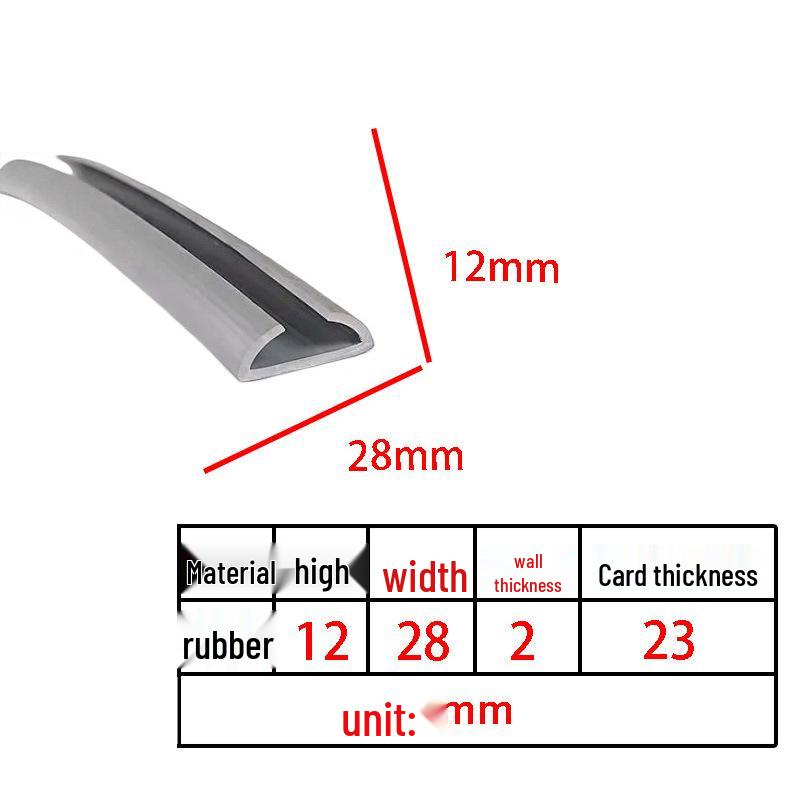U-Shaped Rubber Anti-Collision & Edge Sealing Strip