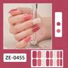 4sets French Nail Art Semi Cured Gel Nail Stickers Glittering Nail Art Stickers  DIY NAil Art Making