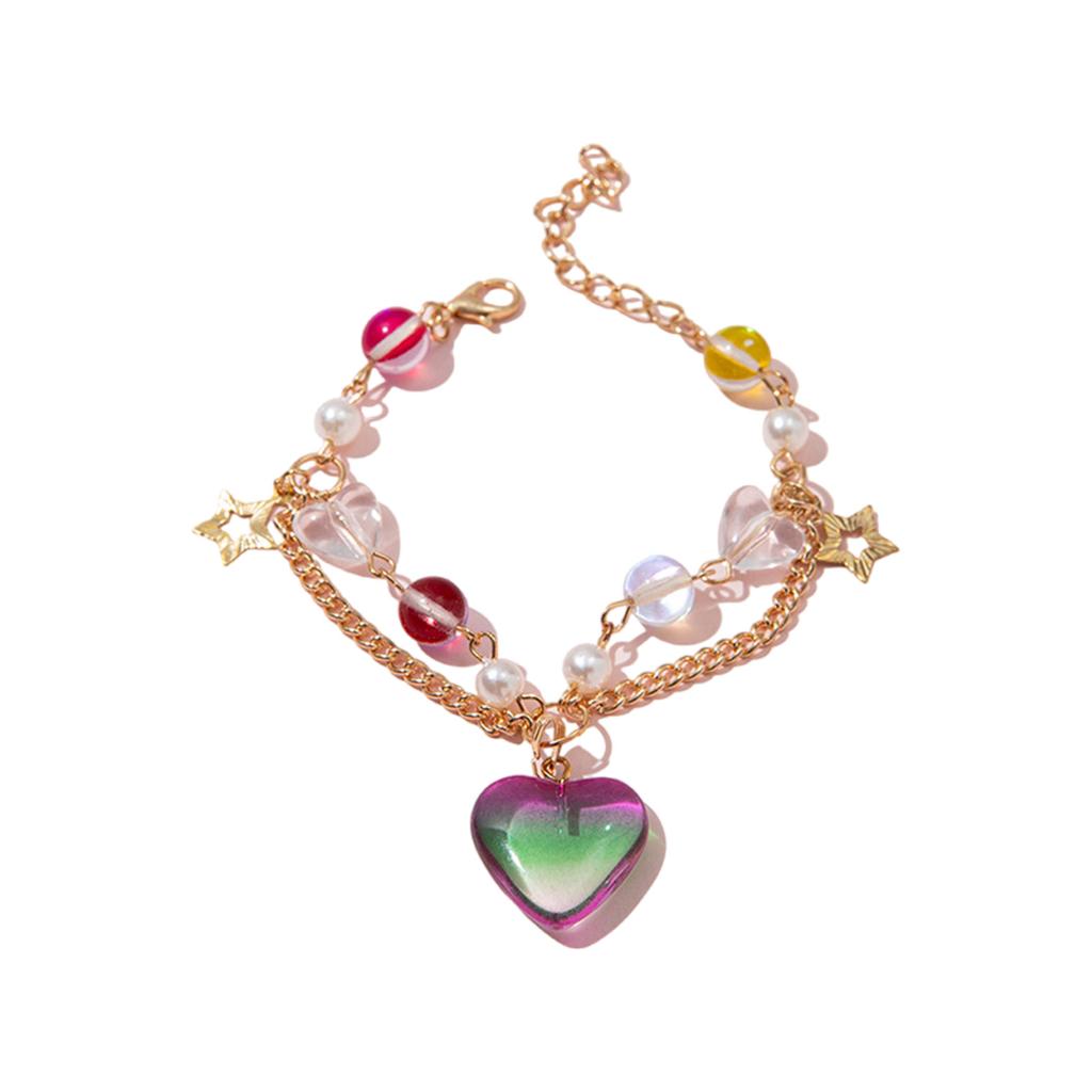 Elegant Beaded Necklace/Bracelet Handmade New Chinese Style Crystal Bead Jewelry for Ladies Fashionable Accessories