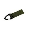 Nylon Tessuto Camping Escursionismo Nastro di Nylon Portachiavi Molle Zaino Triangolare Marsupio con Gancio di Fissaggio Fibbia Strumento da Arrampicata