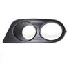 2PCS Matte Black Car Fog Light Cover Grill Frame Surrounds Air Duct Front Bumper Fog Lamp Hoods Grilles For BMW E46 M3