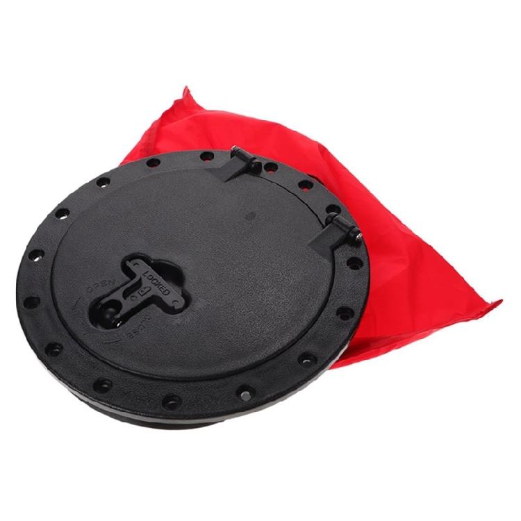Deck Hatches Cover Waterproof Round Hatches Cover Plastic Deck Cover Deck Inspection Plate for Marine Boats Kayaks Canoes
