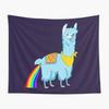 Cute Alpaca Tapestry Cartoon Alpaca Tapestry Wall Hanging for Living Room Bedroom Dorm Creative Animal Wall Blanket Tapestries