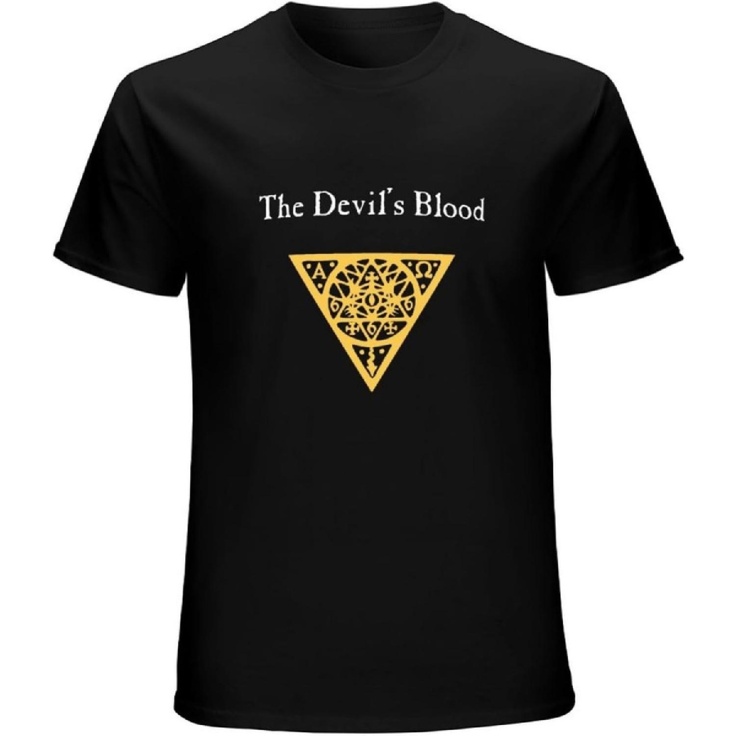 The Devils Blood T-Shirt Graphic Top Printed Tee Shirt for Mens Black XXXXXL разноцветный