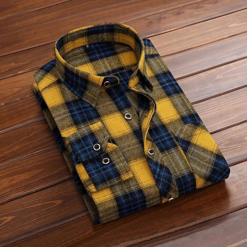 

Рубашка для женщин клетчатая рубашка свободного покроя хлопковая свободная блузка поддельные две части повседневный длинный рукав пуловер отложной воротник рубашка топ M