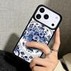 Capa Case for iPhone 17 Air 16 Pro Max 15 Plus 11 13 Mini 14 12 Back Phone Cover Blue And White Porcelain
