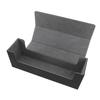 Card Storage Box Multipurpose PU Leather Large Capacity Magnetic Closure Card Deck Case for 400 Cards and Above Black